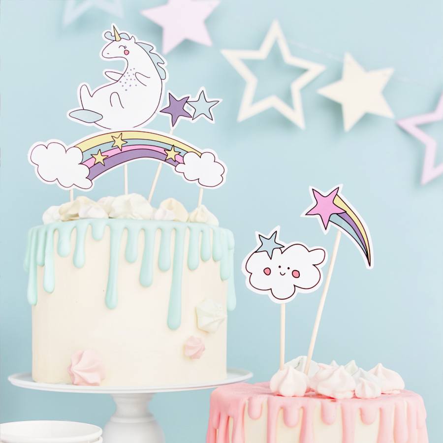 Topper Cake Unicornio