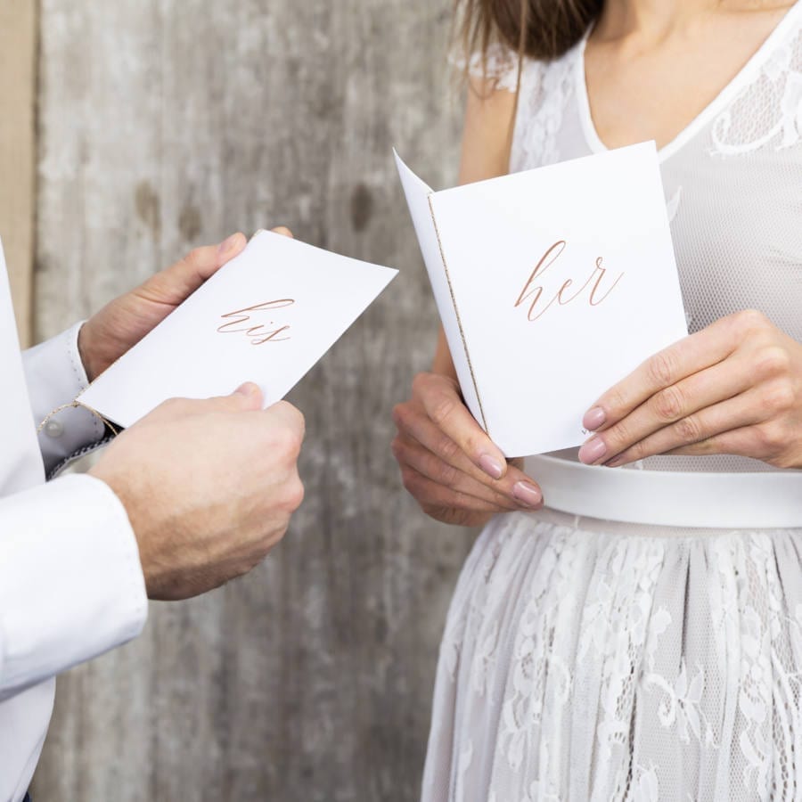 Tarjetón Votos Boda